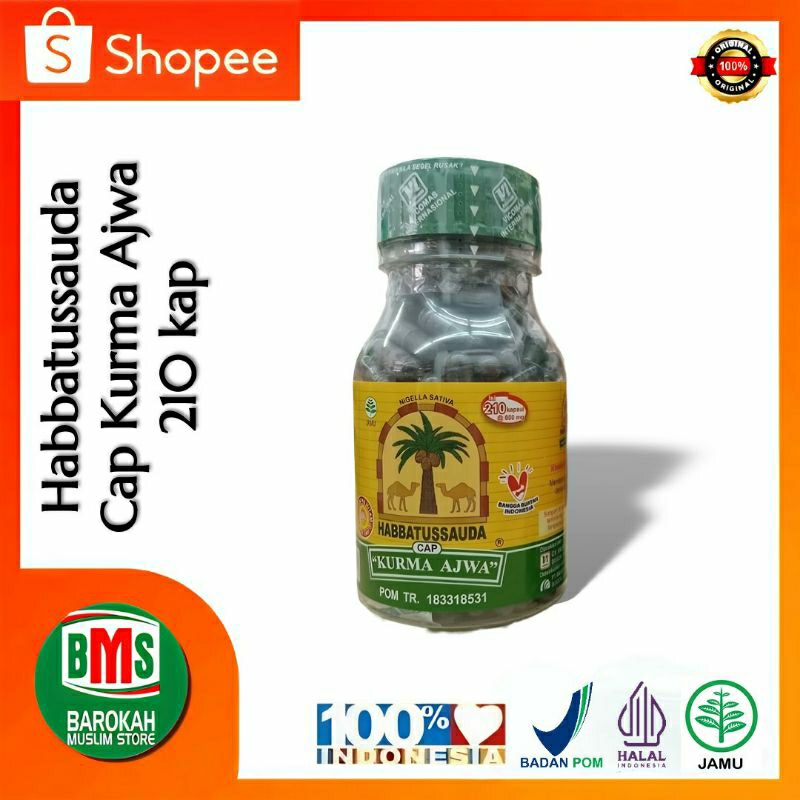 HABBATUSSAUDA CAP "KURMA AJWA" 210Kapsul