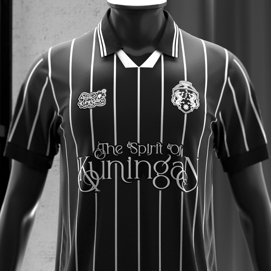 Fantasy Retro Jersey Kuningan Black