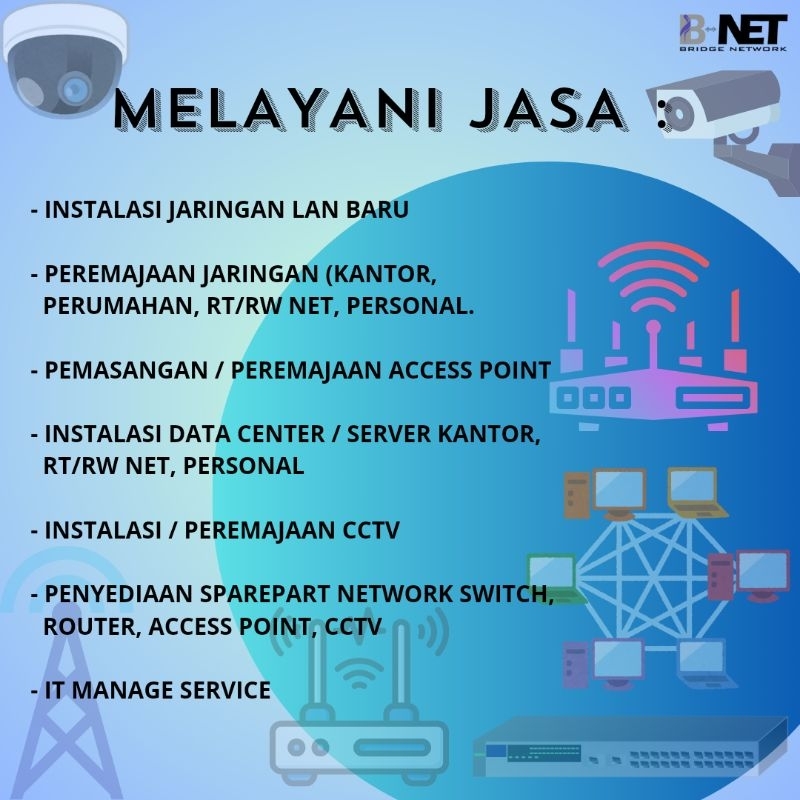 JASA INSTALASI NETWORK & CCTV
