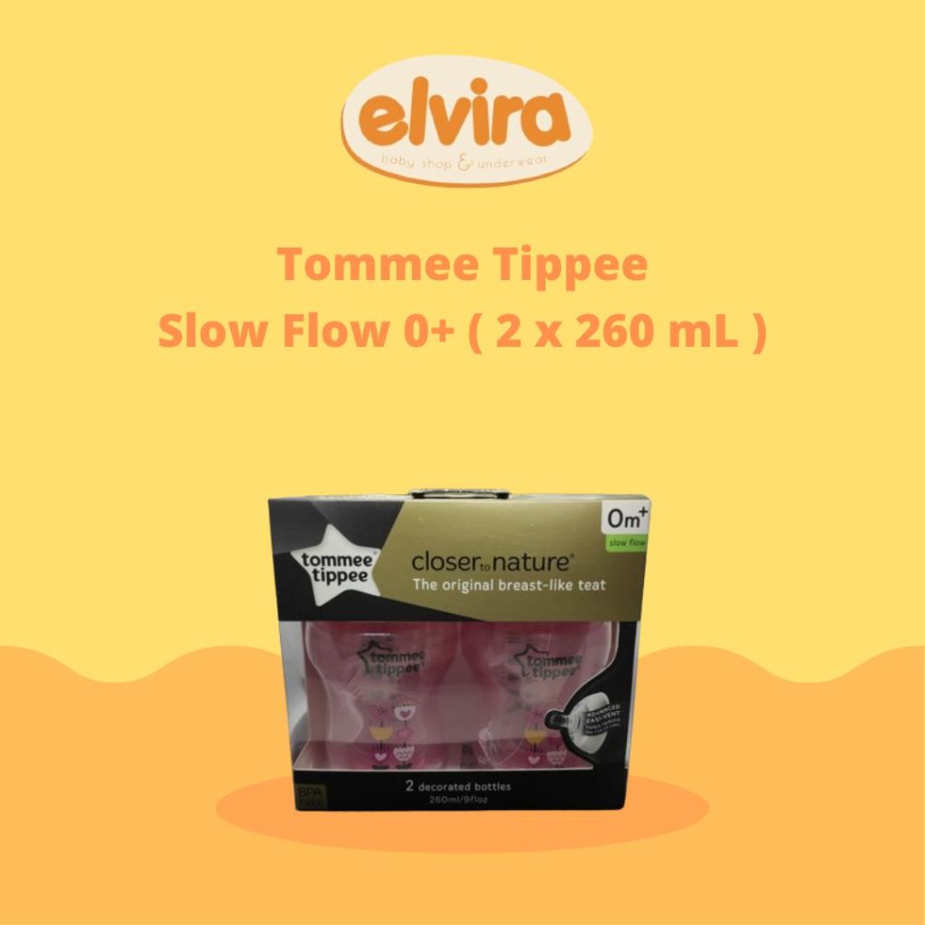 Tommee Tippee - Slow Flow ( 2 x 260 mL )