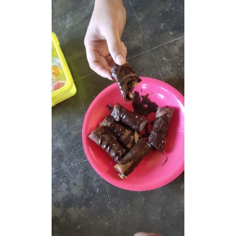 pisang coklat lumer dan lembut