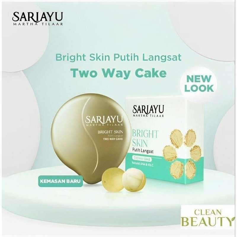 Sariayu Putih Langsat Two Way Cake