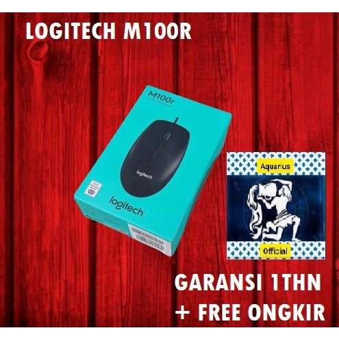 (10 Pcs) Mouse Logitech kabel M100r (10 Pcs)