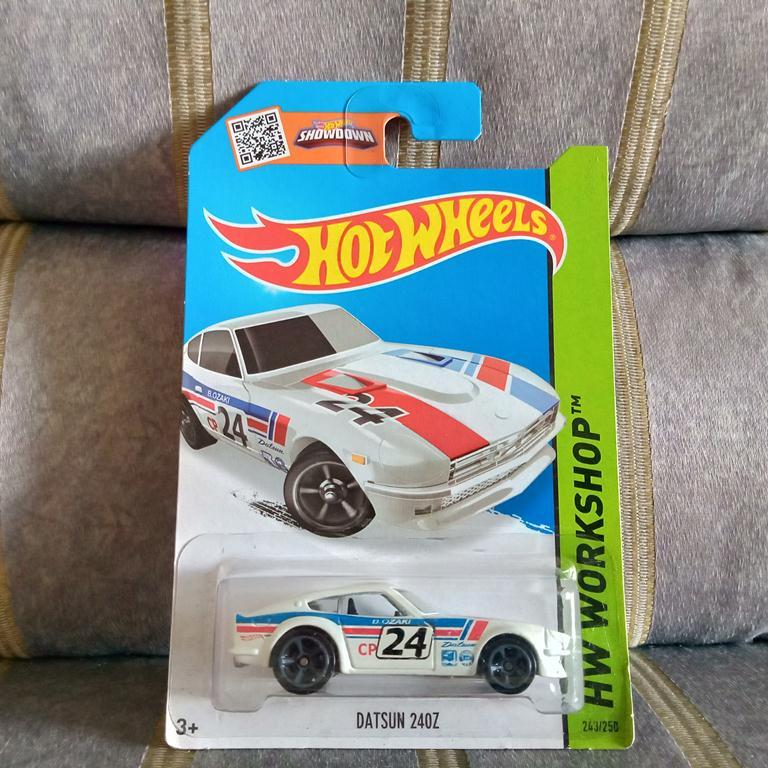 HOT WHEELS DATSUN 240Z PUTIH WORKSHOP