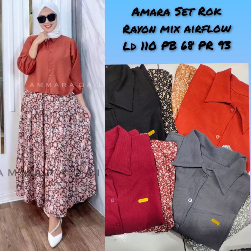 AMARA SET ROK RAYON MIX AIRFLOW