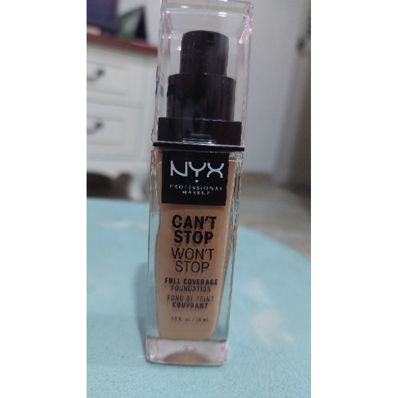 NXY can't stop won't stop full coverage foundation 30ml