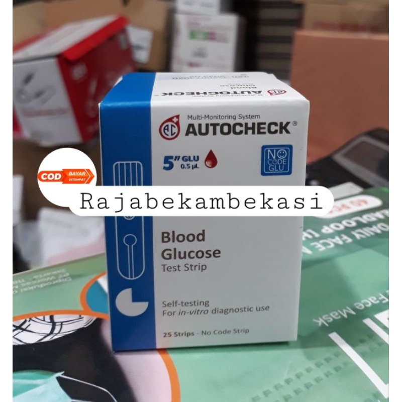 Strip Gula Glukosa Autochek Autocek
