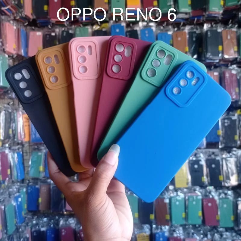 Pro Camera Soft Case Full Cover Matte Case OPPO RENO 6 - CA