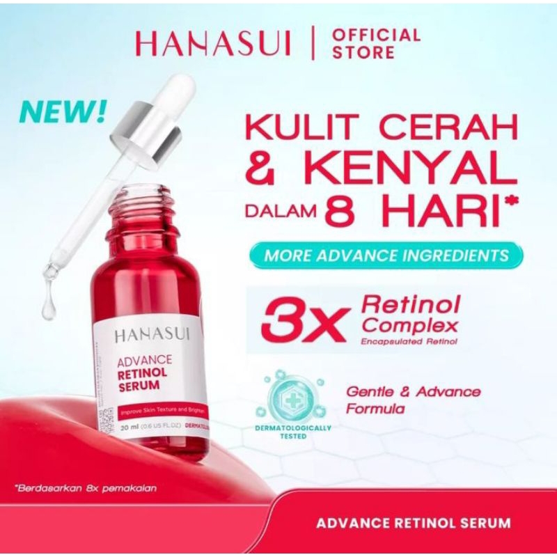 New '' HANASUI Advance Retinol Serum