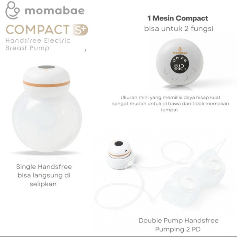 Momabae Compact S+  2in1 Handsfree second Preloved