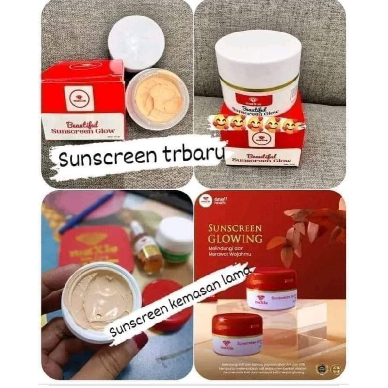 beautiful sunscreen glow