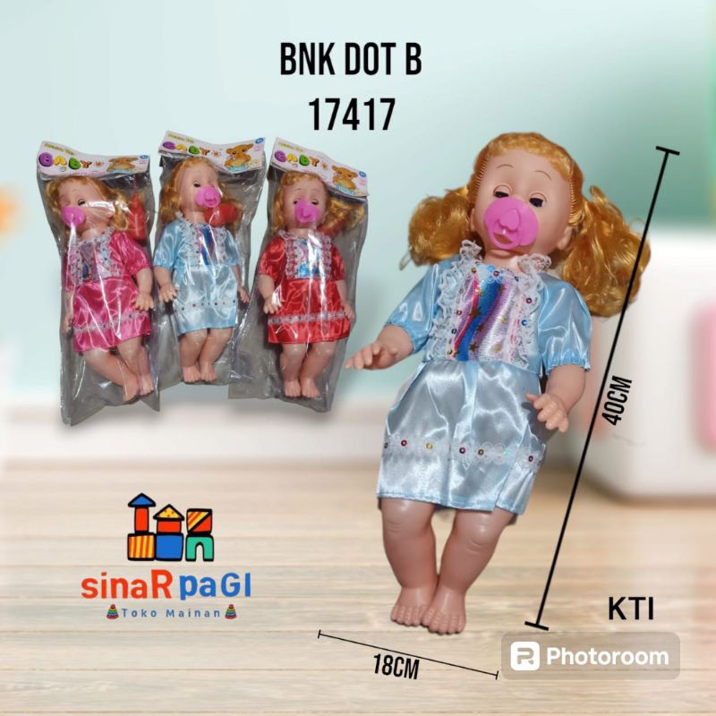 Mainan anak boneka dot besar
