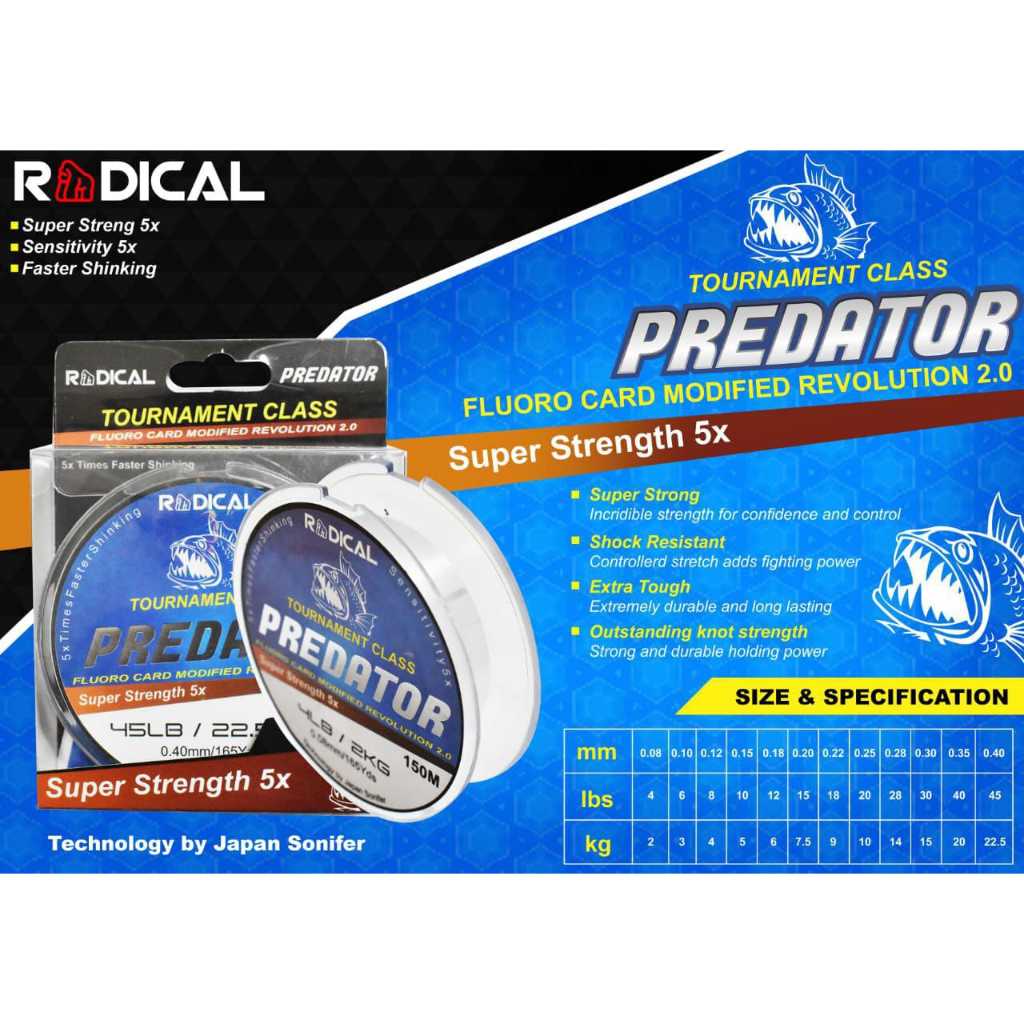 Senar Pancing Radical Predator (CP) 150m