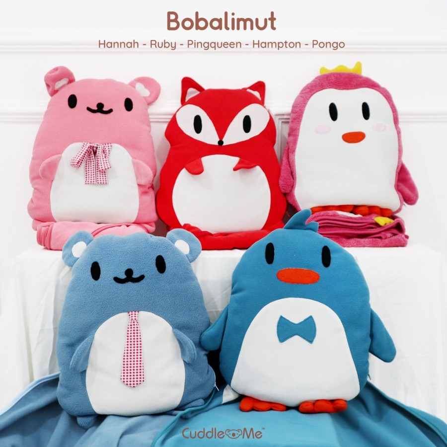 Cuddleme BOBALIMUT | Boneka Bantal Selimut Cuddle me