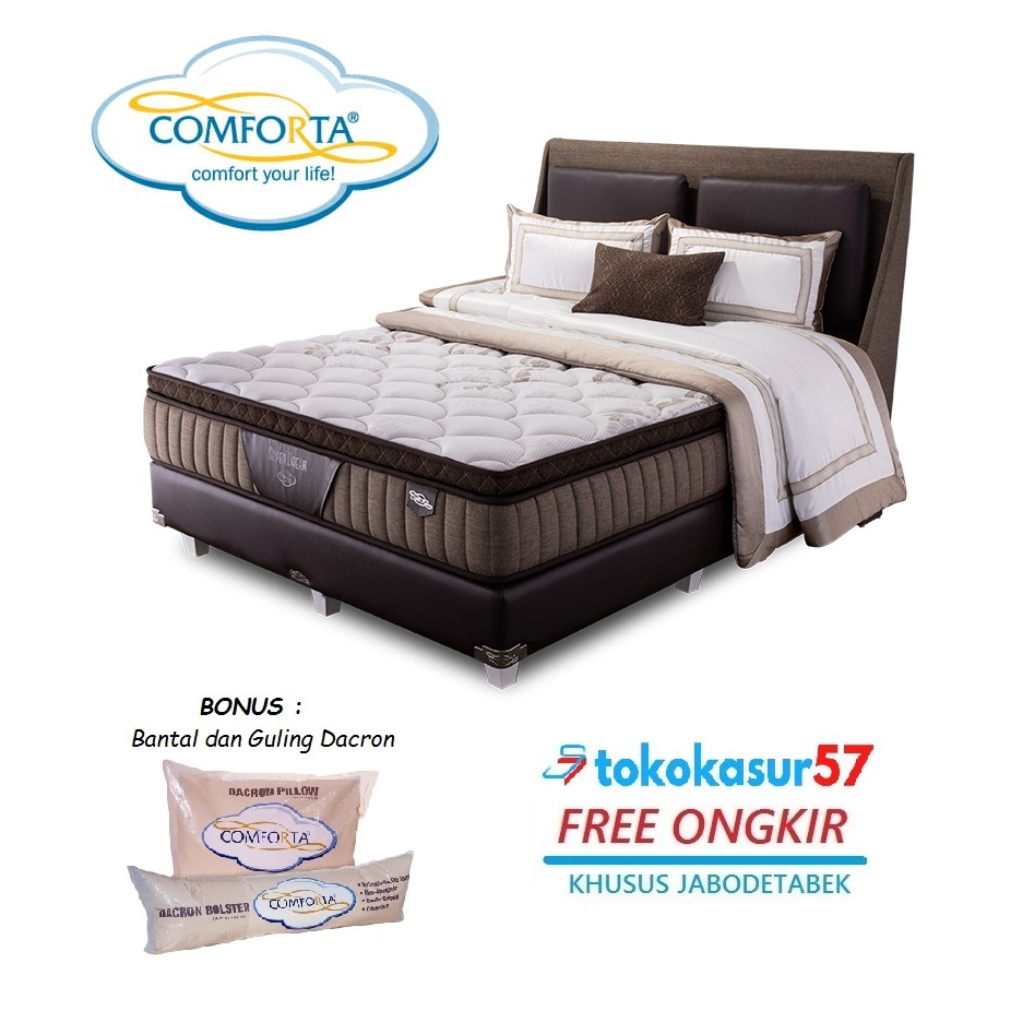 COMFORTA Kasur Springbed Type Super Dream - Full Set