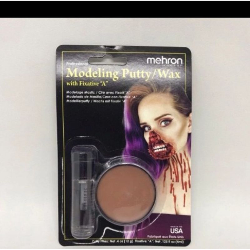 Mehron Modelling Putty Wax with Fixative A