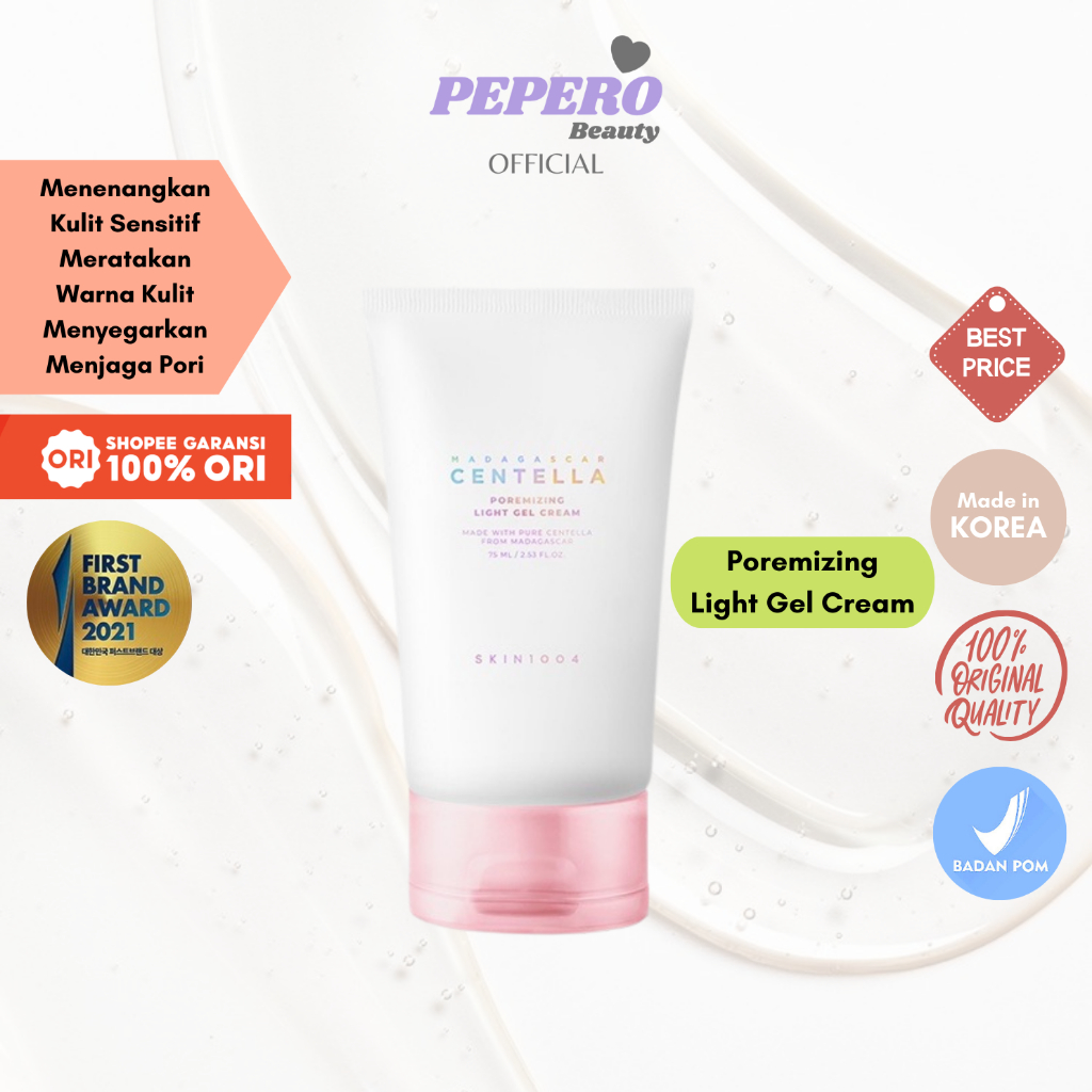 SKIN1004 MADAGASCAR Centella Poremizing Light Gel Cream 75ml