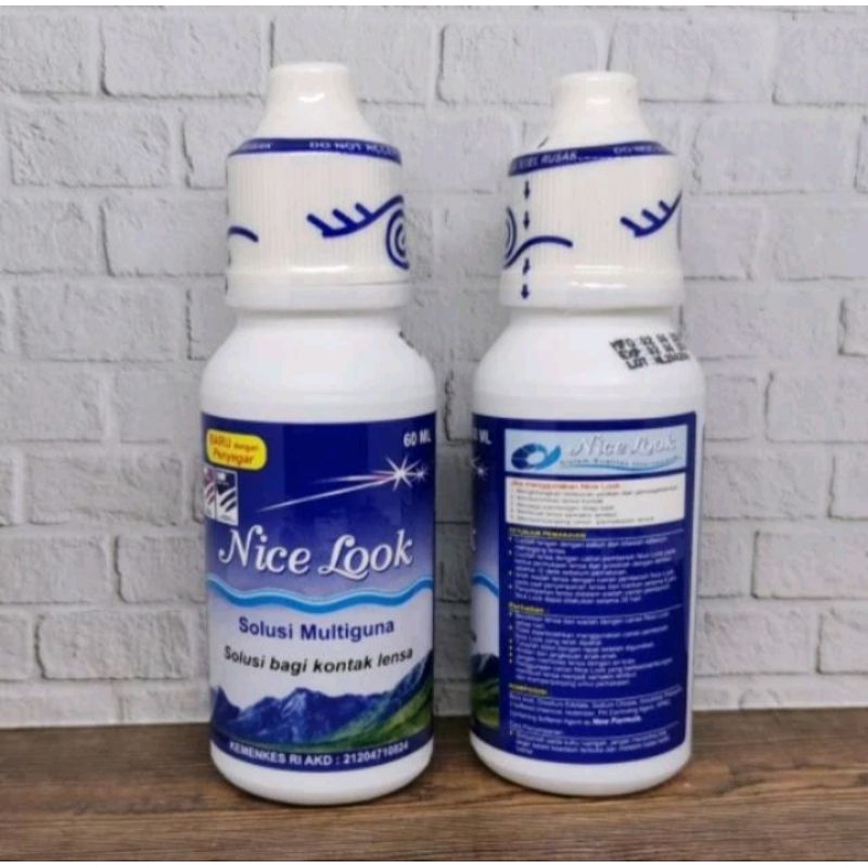 Cairan Soflens NICE LOOK — Solusi Multiguna 60ML