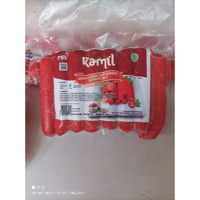 Sosis Sapi Merah Kamil 450gr