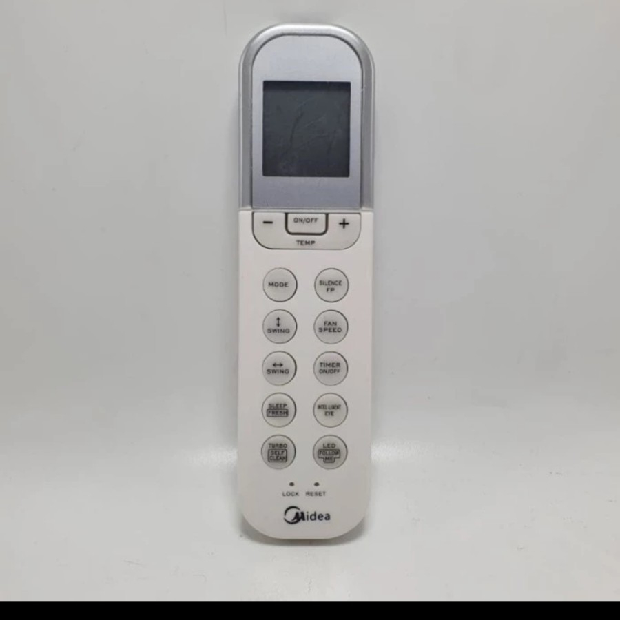 Remote Remot AC Midea Silver