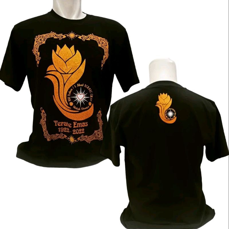 kaos dewasa terate emas bingkai psht