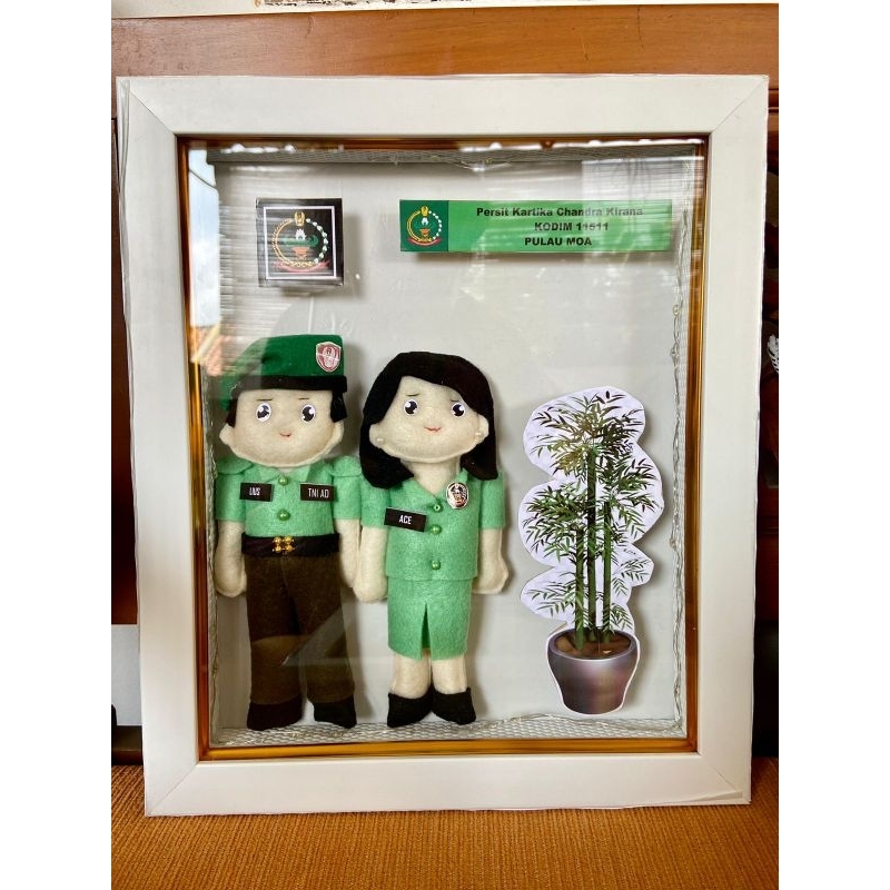 FRAME BONEKA MINI COUPLE/SATUAN
