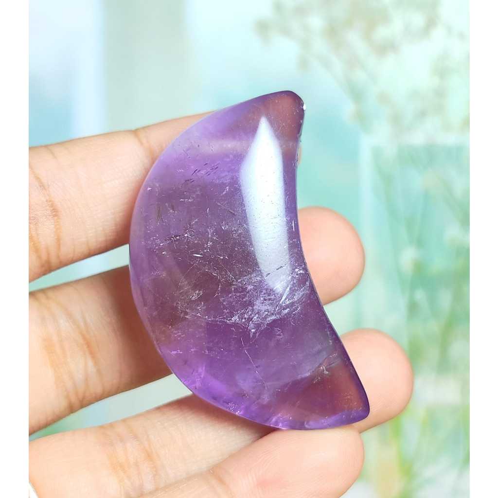 Natural Ametrine Half Moon (1)