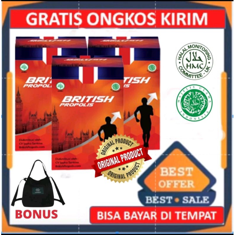 Paket 3 British propolis 100% original