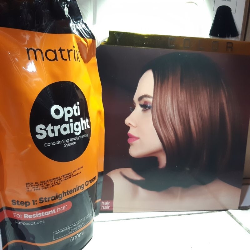 COD pelurus rambut matrix for resistant hair 500ml step 1