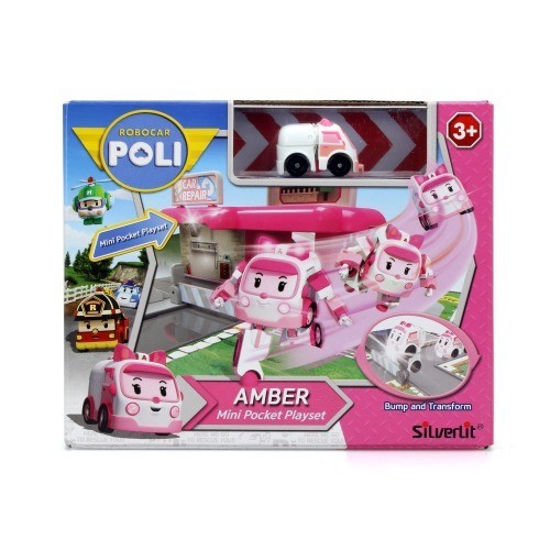 Robocar Poli Playset Mini Pocket Amber
