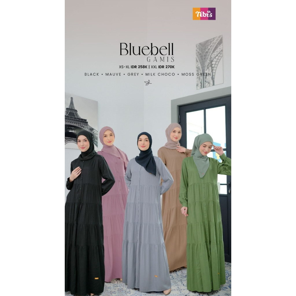 GAMIS DEWASA BLUEBELL NIBRAS