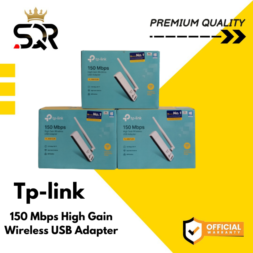 TP-LINK TL-WN722N Wireless USB Adapter 150Mbps