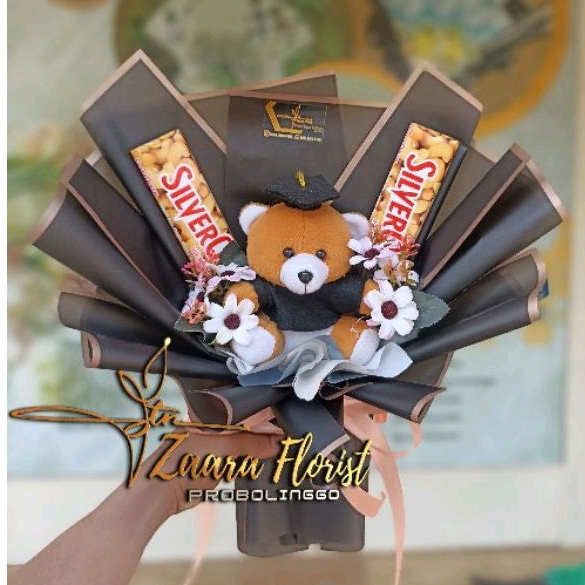 Buket Boneka dan makanan / Buket Wisuda