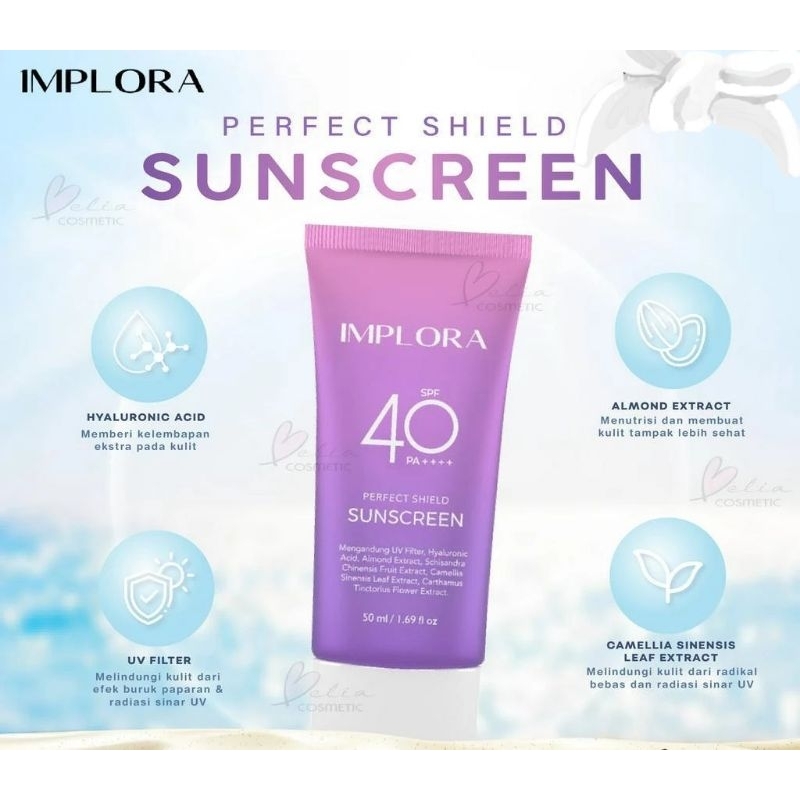 IMPLORA perfect Shield Sunscreen SPF 40 PA +++