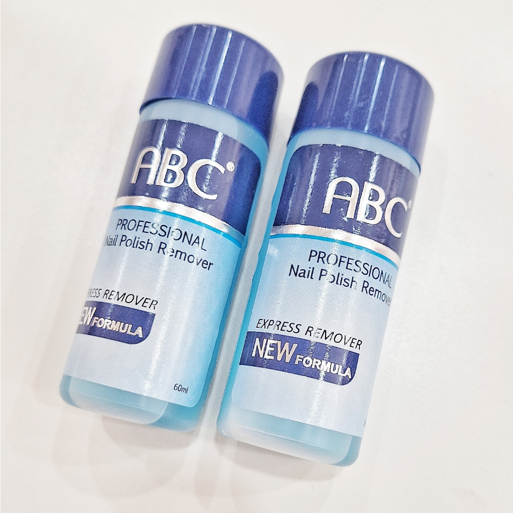 ABC Nail polish Remover 60ml/NEW FORMULA