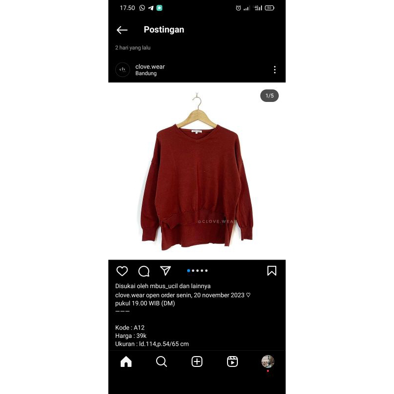 Baju dan tas