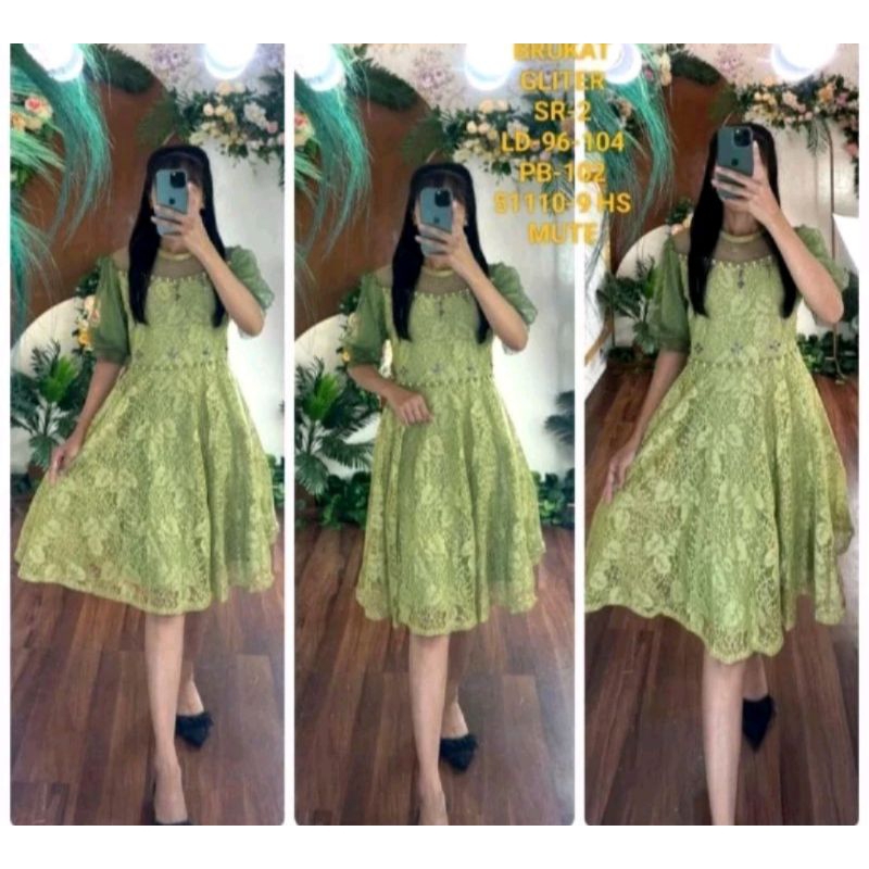 dress brukat