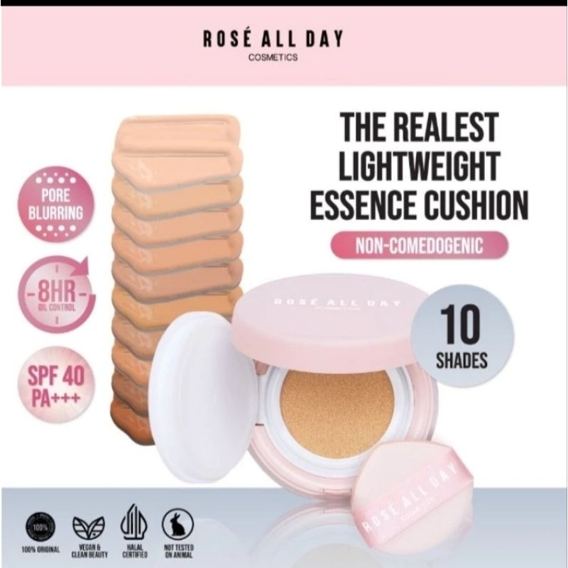 Rose all day cushion