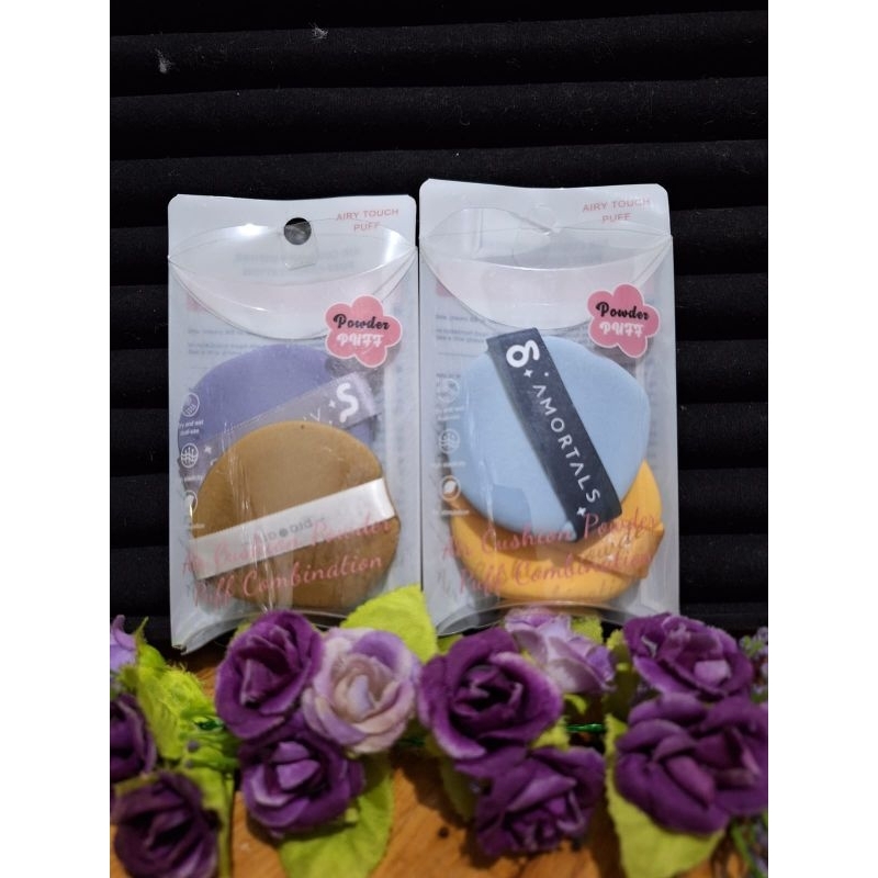 Sponge Bedak bulat isi 2