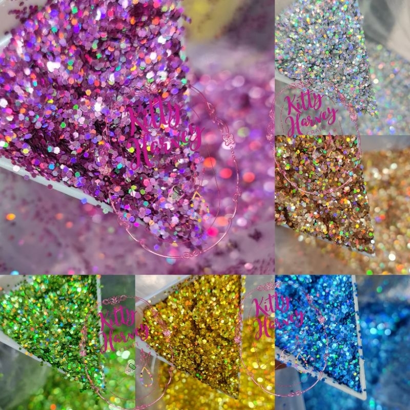 GLITTER HEXAGONAL 25GRAM | NAIL ART