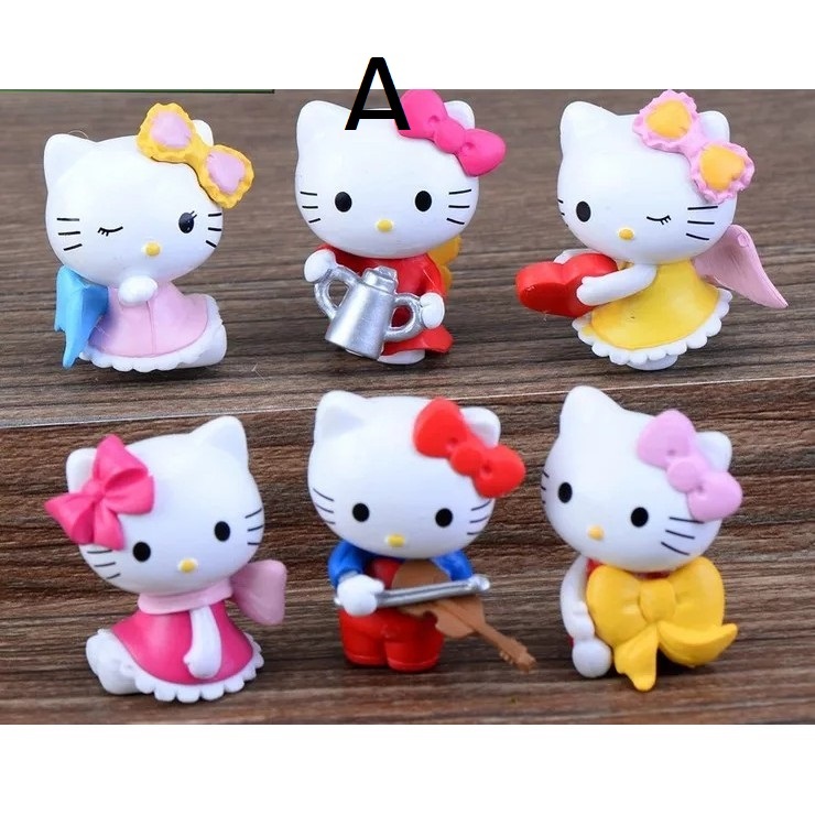 Hello Kitty figure set isi 6