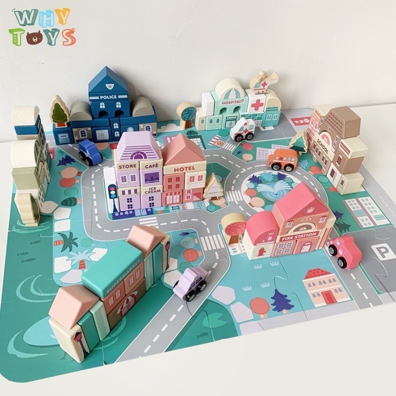 City building blocks 115 pc
