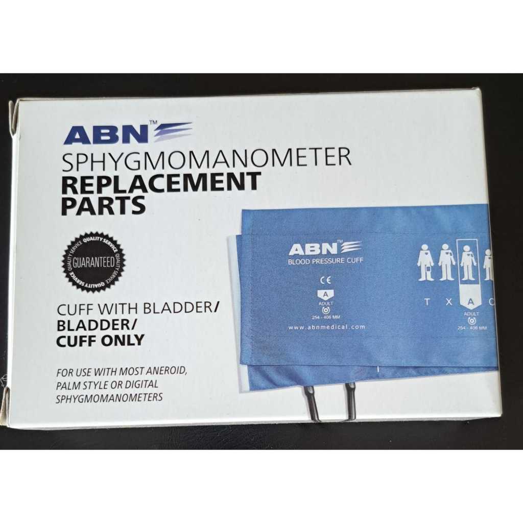 ABN nylon cuff 2 tubes, black, child