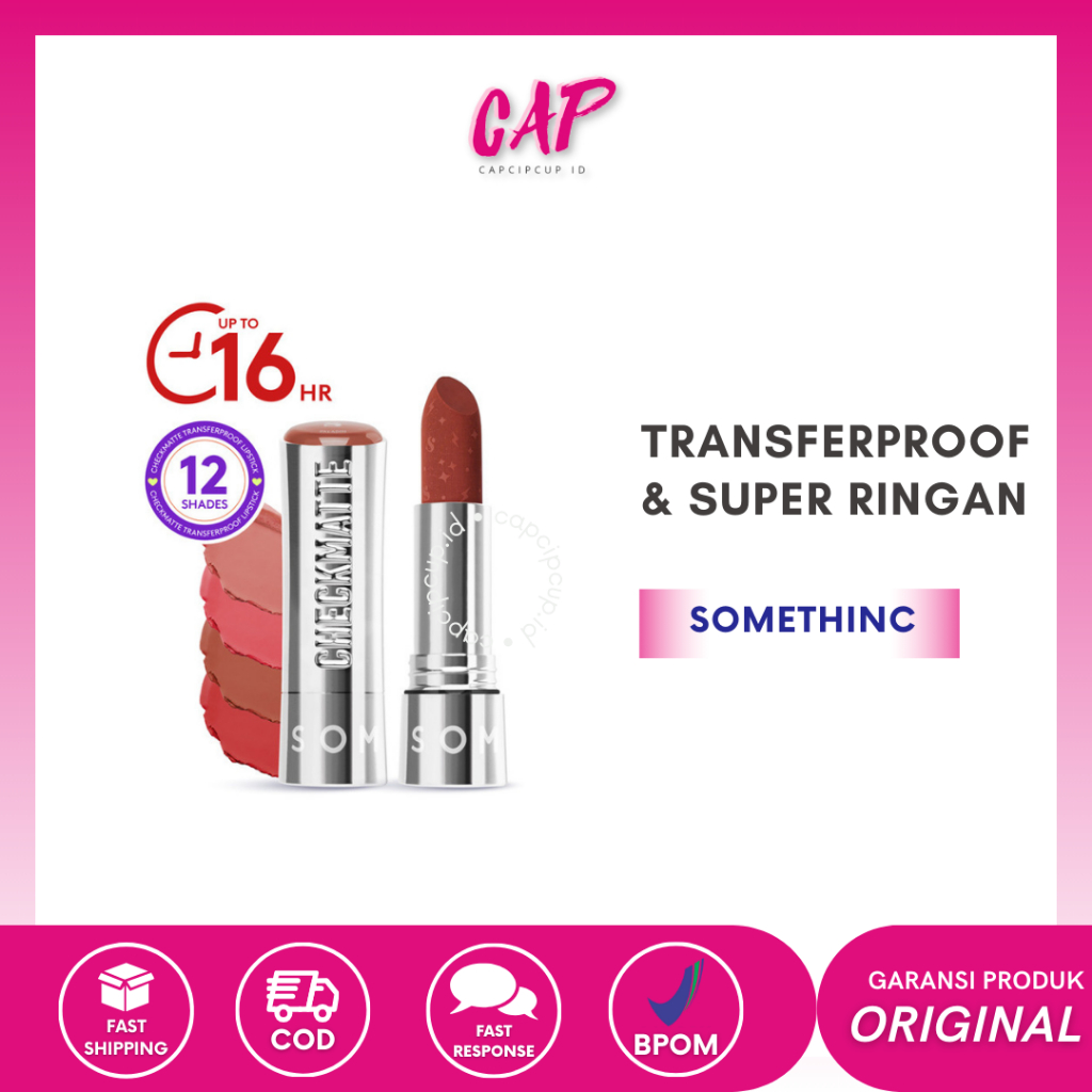 CAP - SOMETHINC Checkmatte Transferproof Lipstick Original