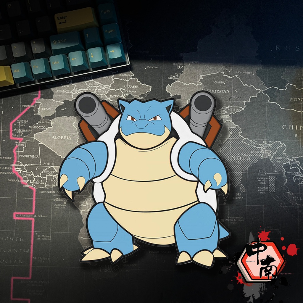 Wall Panel Multilayer Pokemon Blastoise