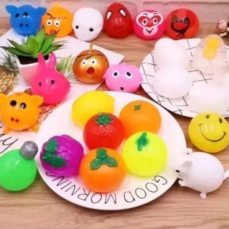 Squishy Lempar Satuan (Motif Random)