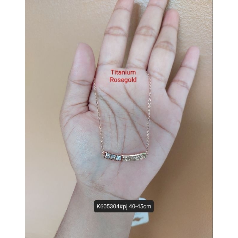 Kalung titanium plat