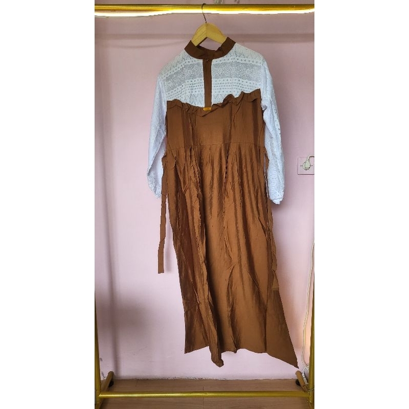 Gamis Rayon Mix Brukat