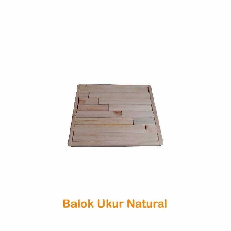 Balok Ukur Natural