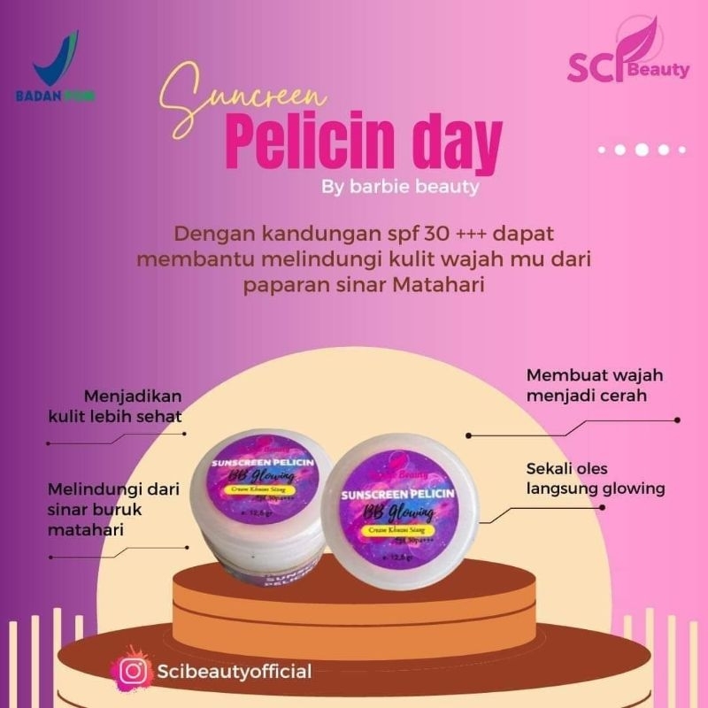 Sunscreen Pelicin Wajah SCI BEAUTY